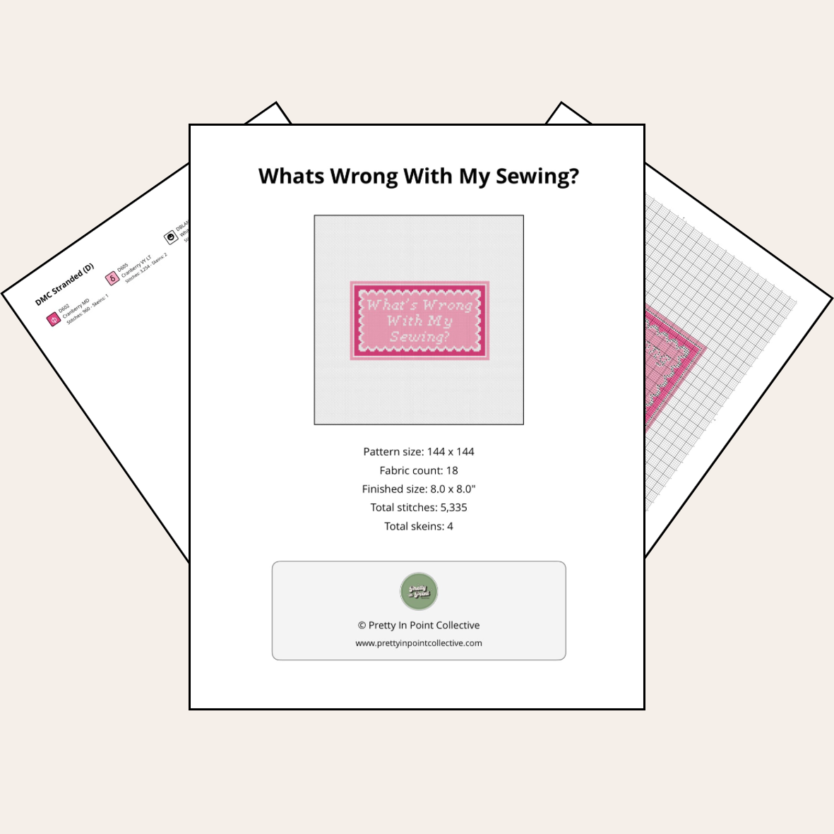 What’s Wrong With My Sewing? - Cross Stitch Kit