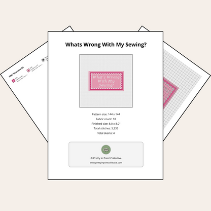 What’s Wrong With My Sewing? - Cross Stitch Kit