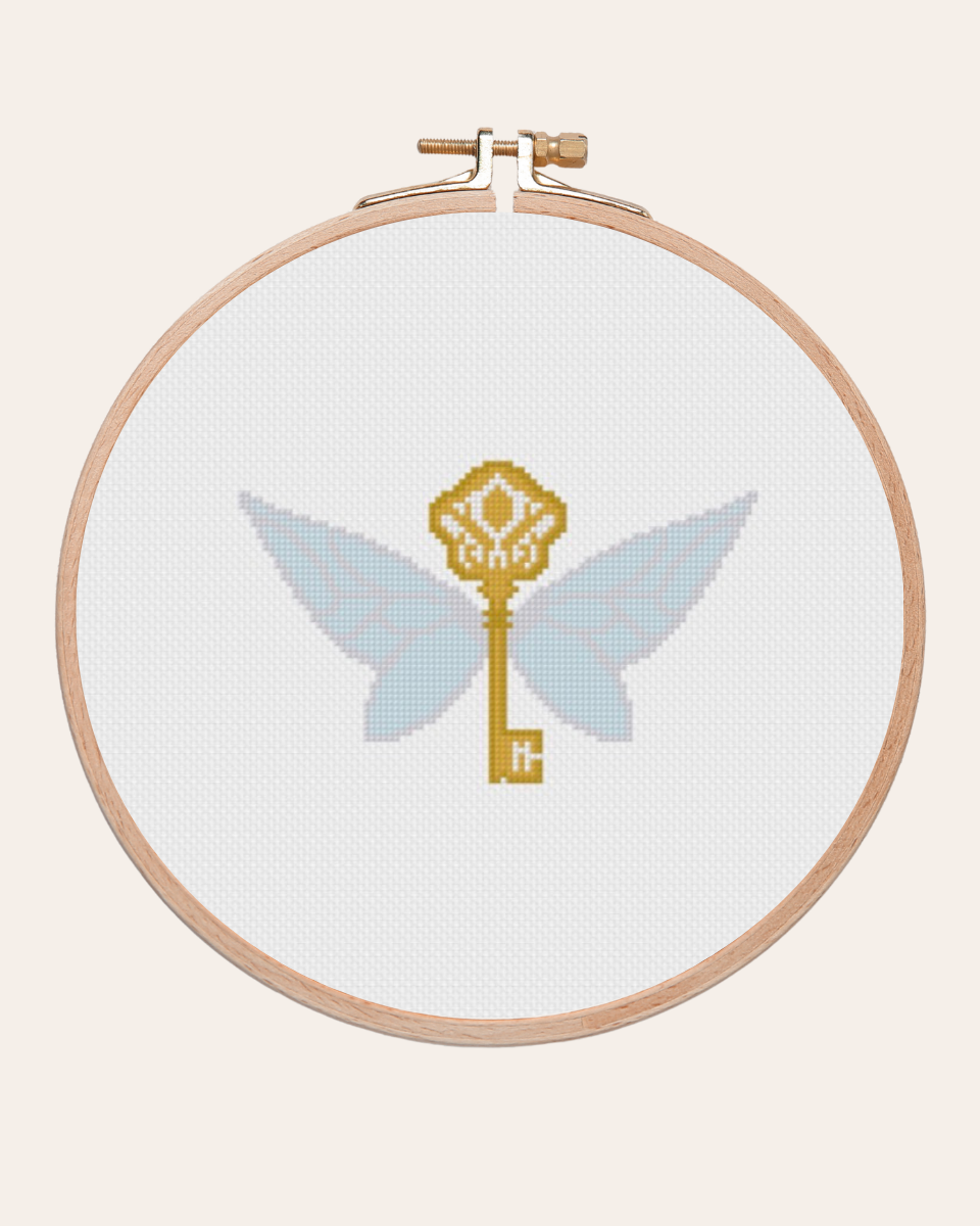 Flying Key - Cross Stitch Kit