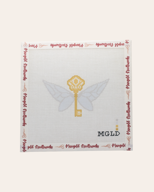 Flying Key Needlepoint Canvas