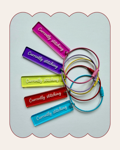 Fiber Ring - "Currently Stitching"