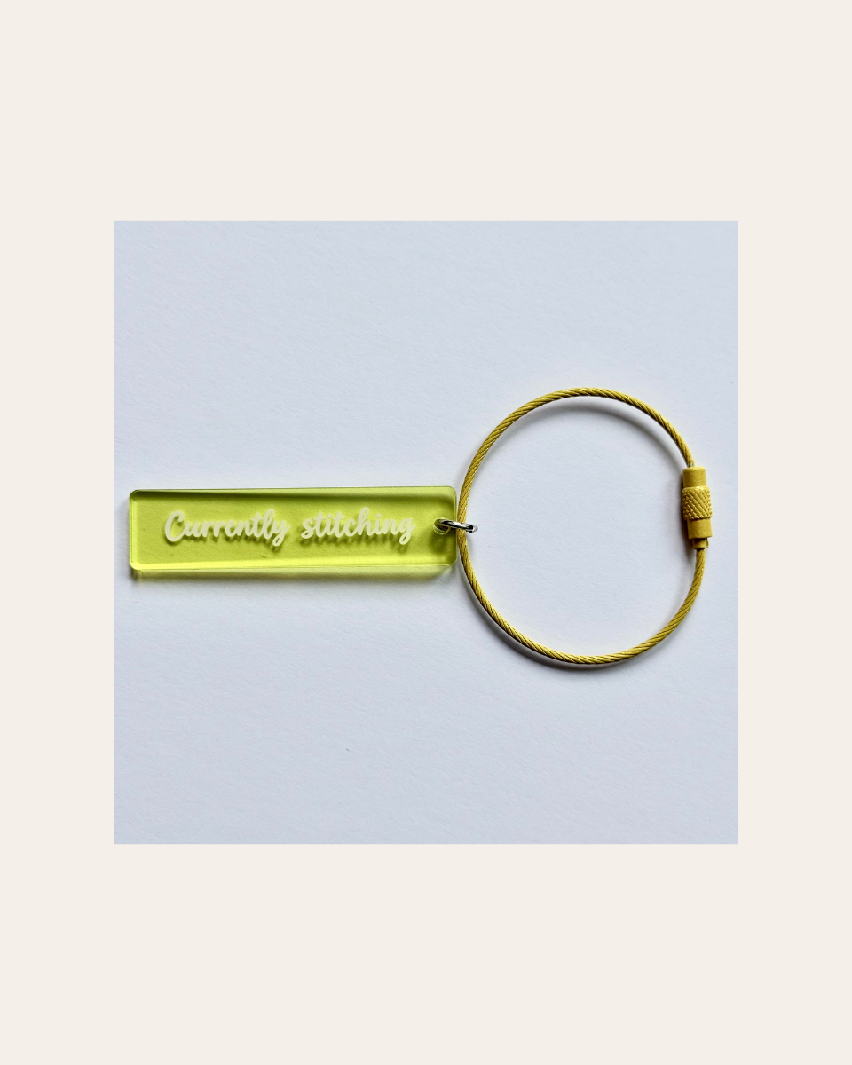 Fiber Ring - "Currently Stitching"