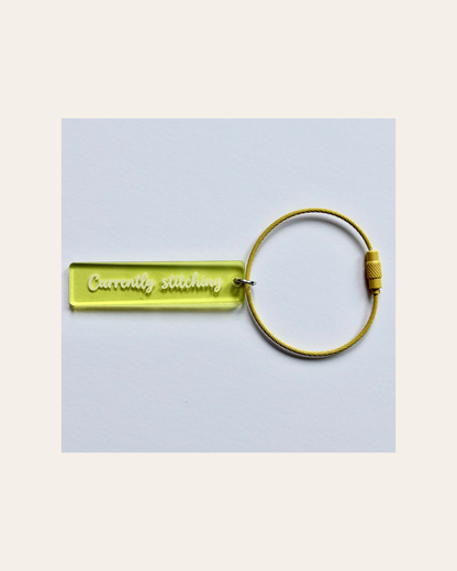 Fiber Ring - "Currently Stitching"