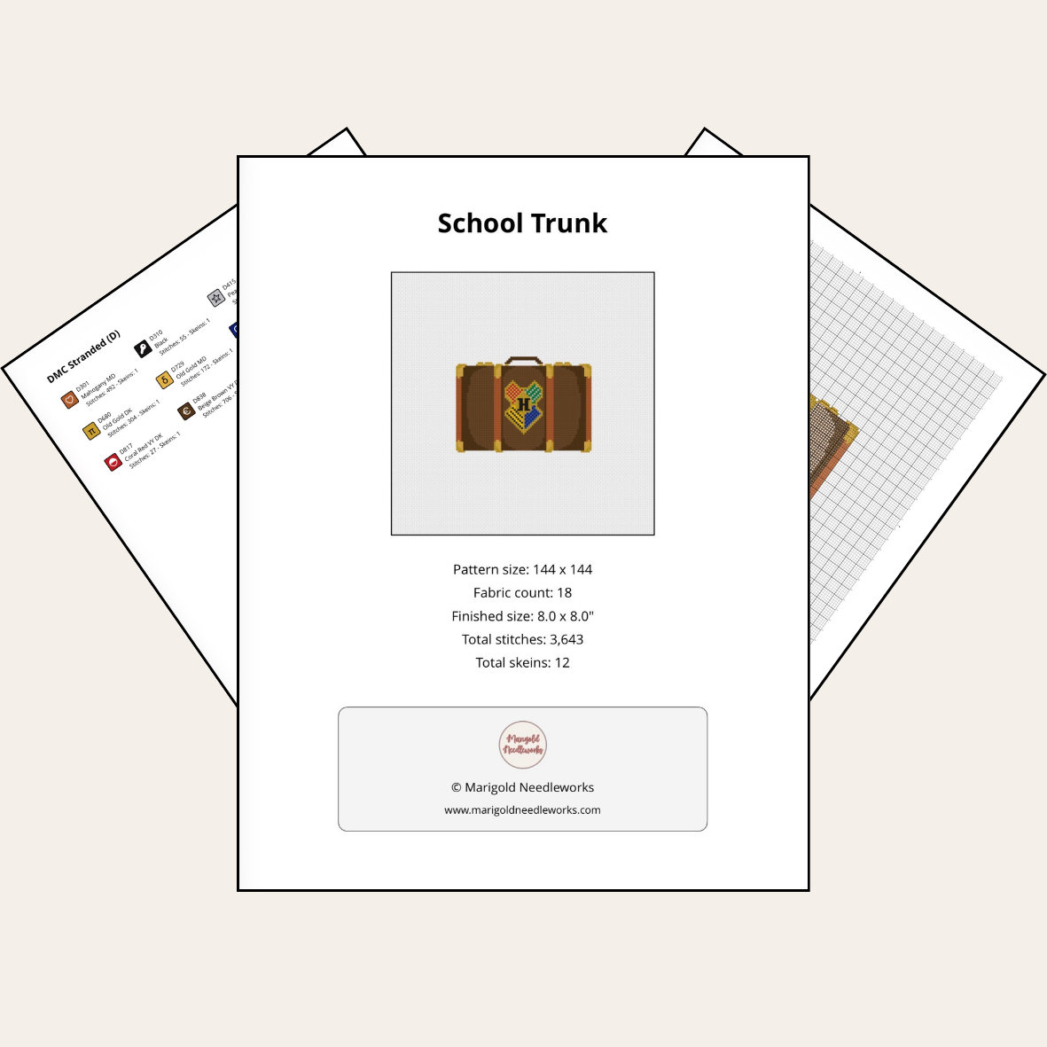 School Trunk - Digital Chart