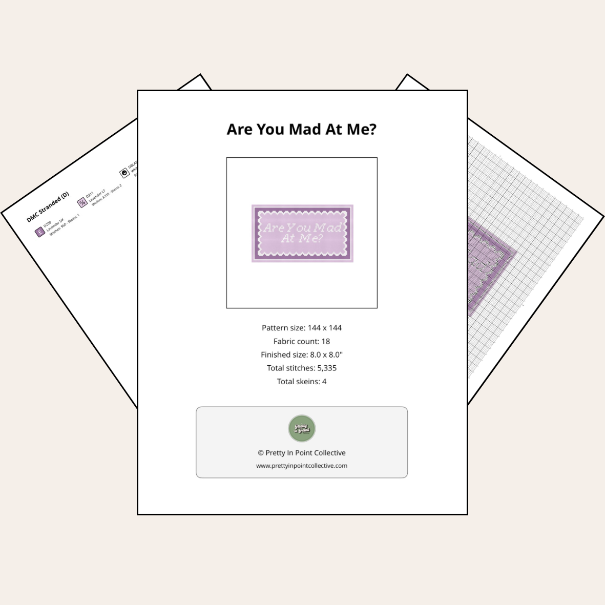 Are You Mad At Me? - Cross Stitch Kit