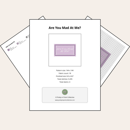 Are You Mad At Me? - Cross Stitch Kit