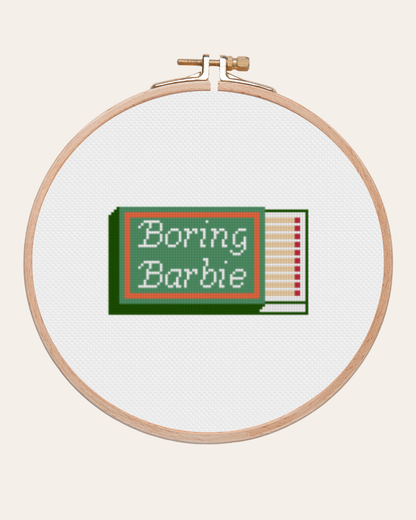 Boring Barbie - Cross Stitch Kit