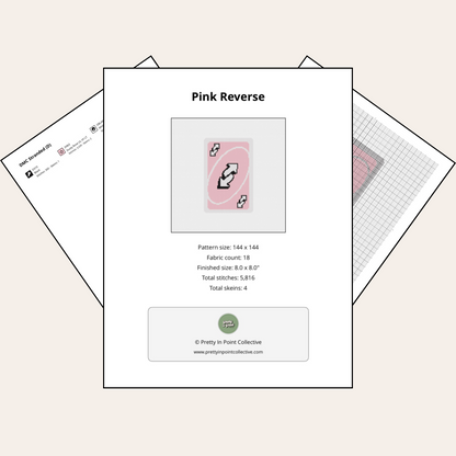 Pink Reverse Card - Digital Chart Download