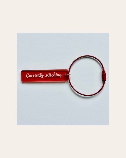 Fiber Ring - "Currently Stitching"