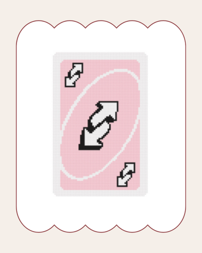 Pink Reverse Card - Digital Chart Download