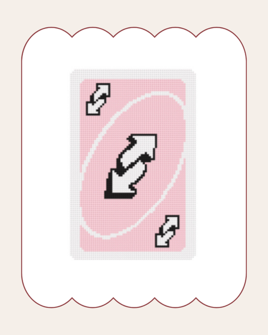 Pink Reverse Card - Digital Chart Download