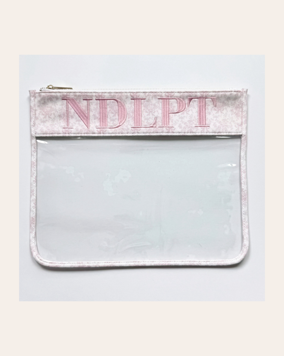 NDLPT Project Bag - Pink Floral