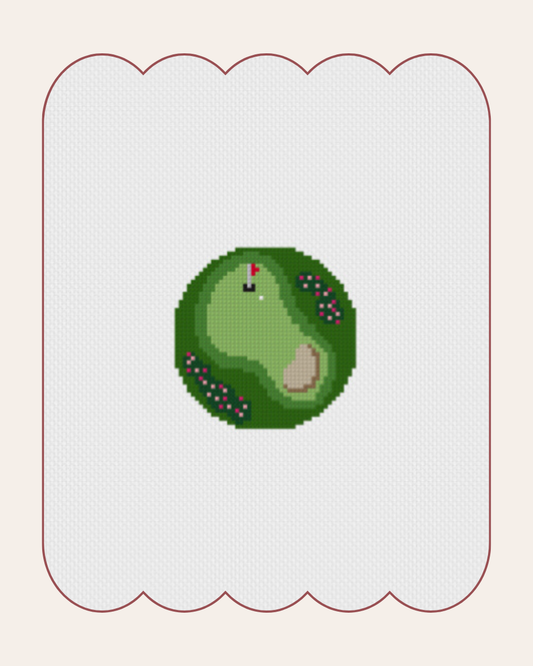 Mini Golf Course - Cross Stitch Kit