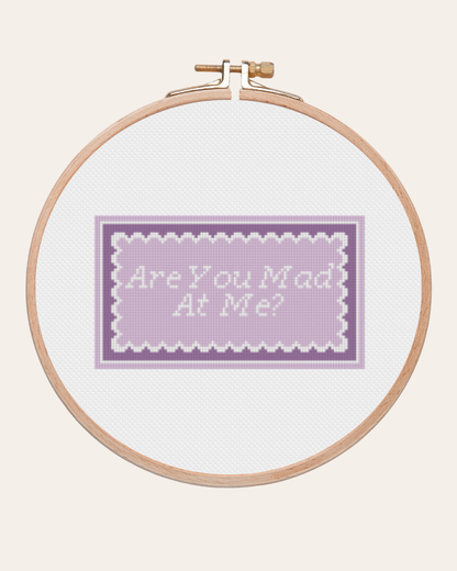 Are You Mad At Me? - Cross Stitch Kit