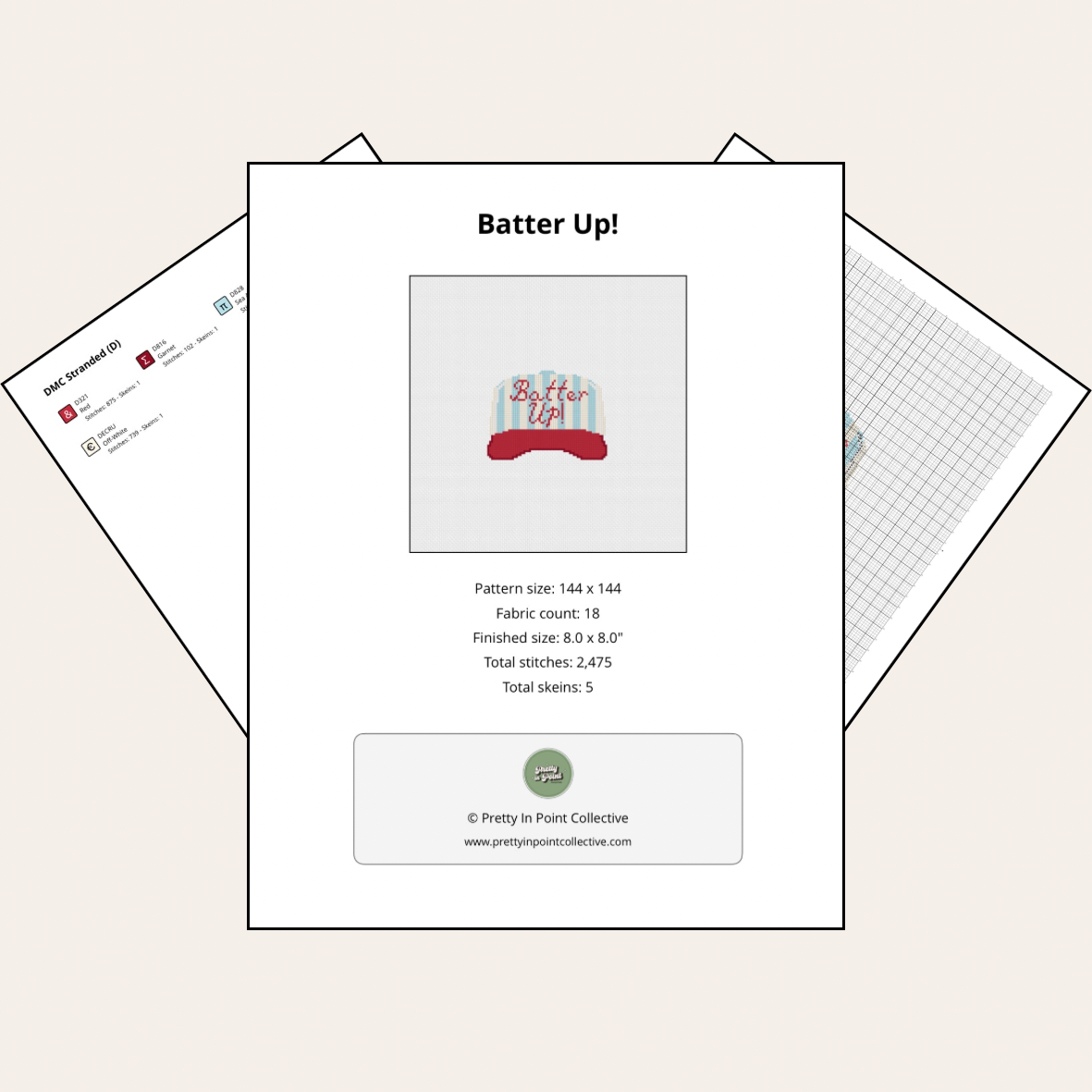 Batter Up! - Cross Stitch Kit