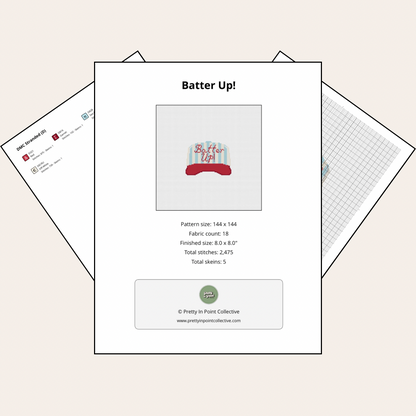 Batter Up! - Cross Stitch Kit