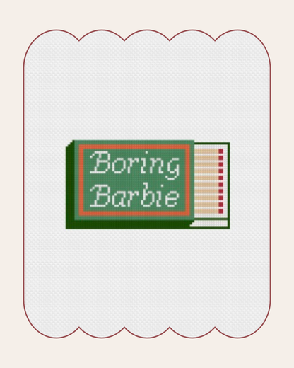 Boring Barbie - Cross Stitch Kit
