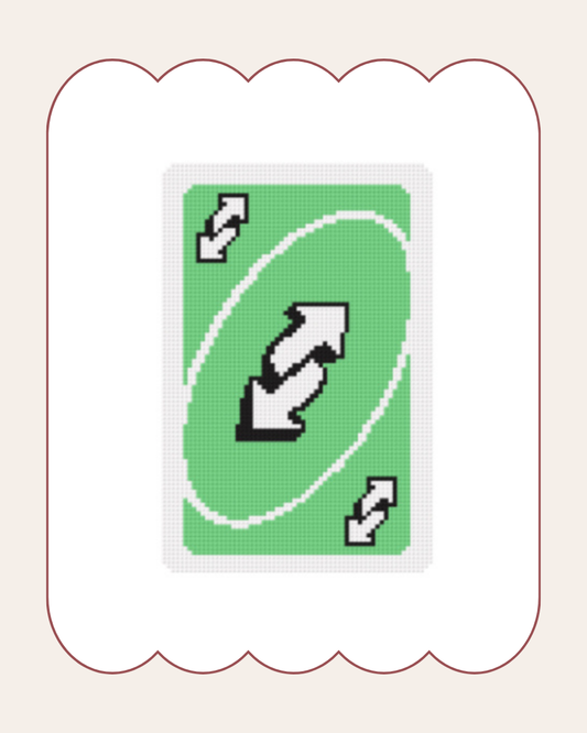 Green Reverse Card - Digital Chart Download